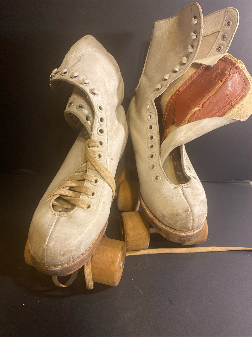 Vintage Chicago Betty Lytle Roller Skates Womens 5 Antique Old Skates